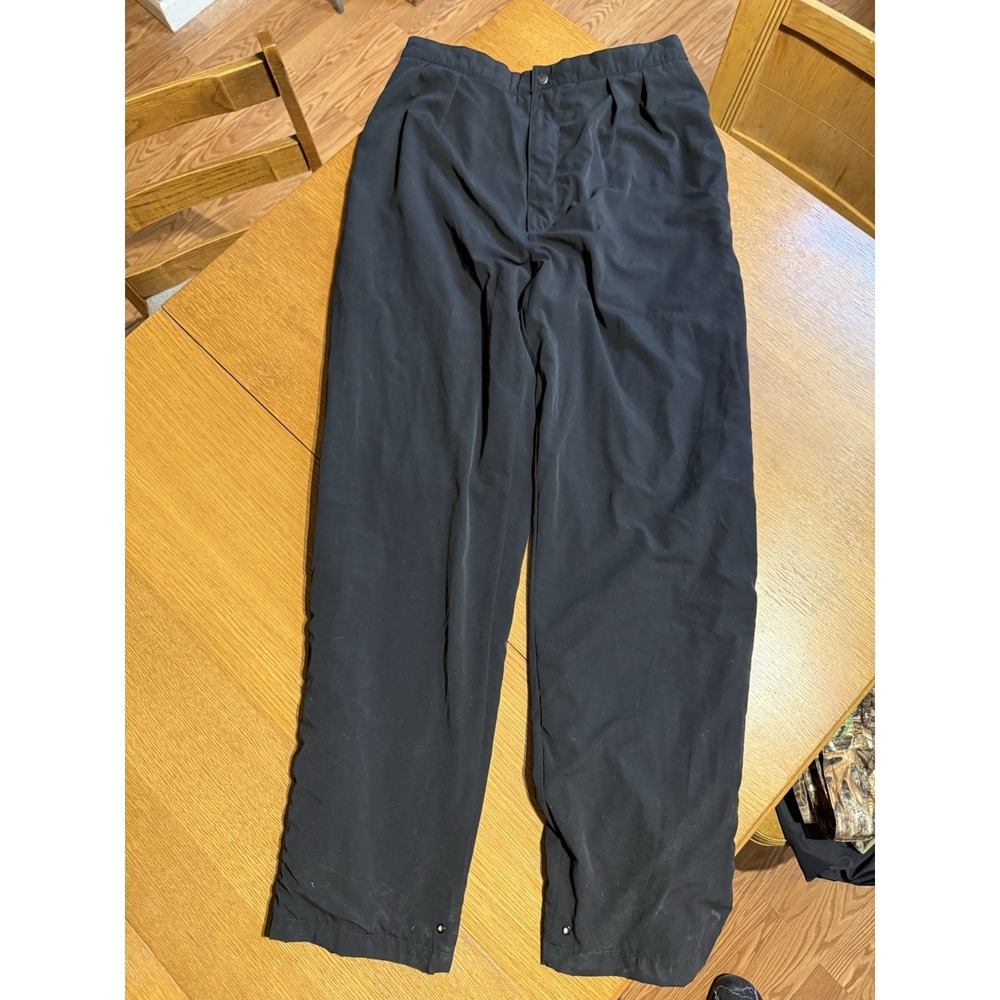 Tourney Gore-Tex Pants Mens XL Black Golf Rain‎ Waterproof Windproof Ankle Zip